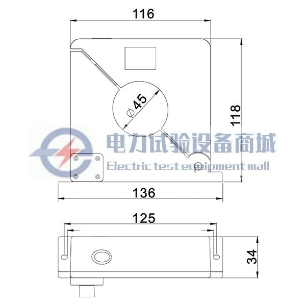 微安级开合式高精度漏电流互感器